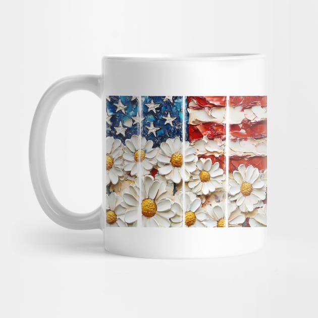 American Flag & Daisies by Teresa's Store 1